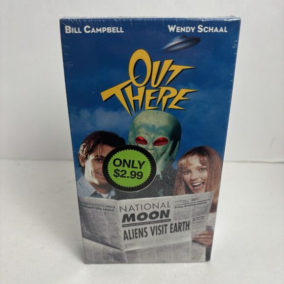 1995 Out There VHS Sealed Aliens Billy Bob  Robert Picardo  RARE - Picture 1 of 6